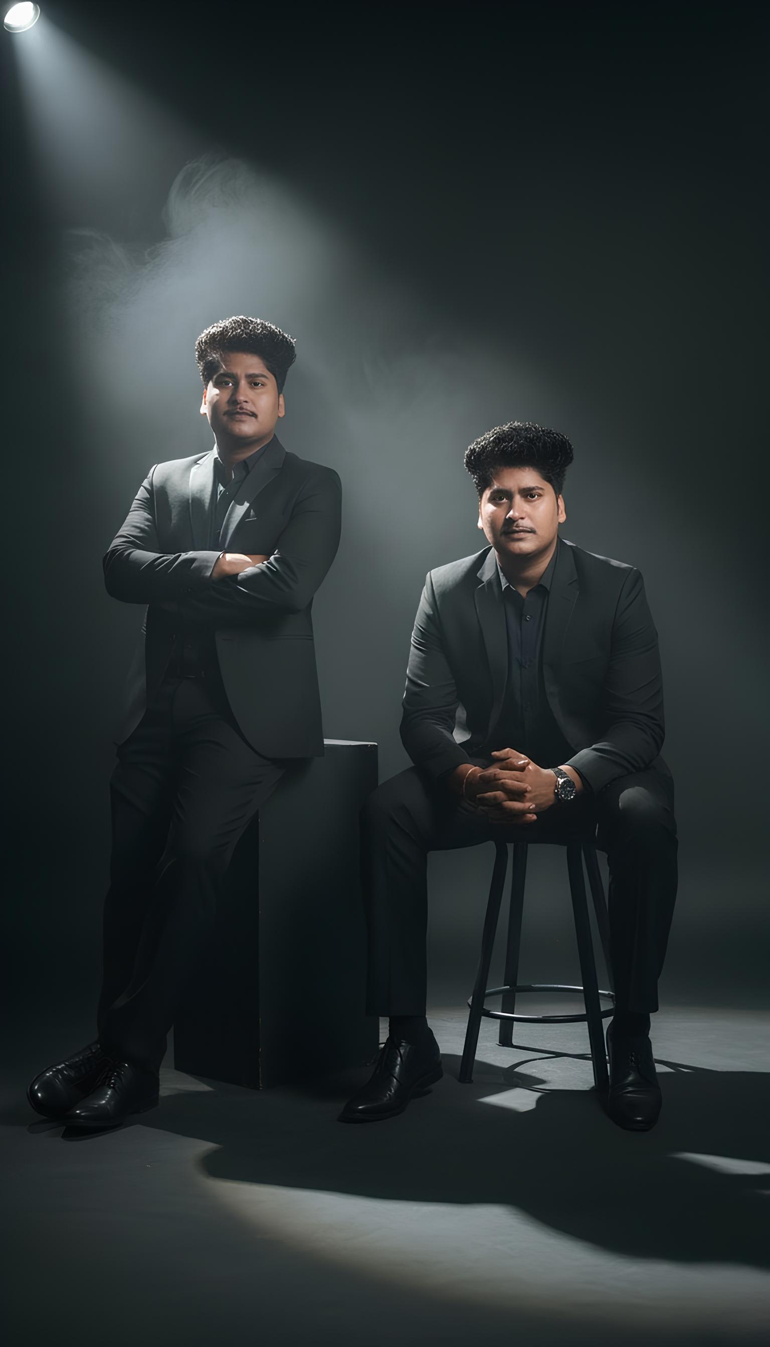 Sample result for: Duo Cinematic Studio Portrait